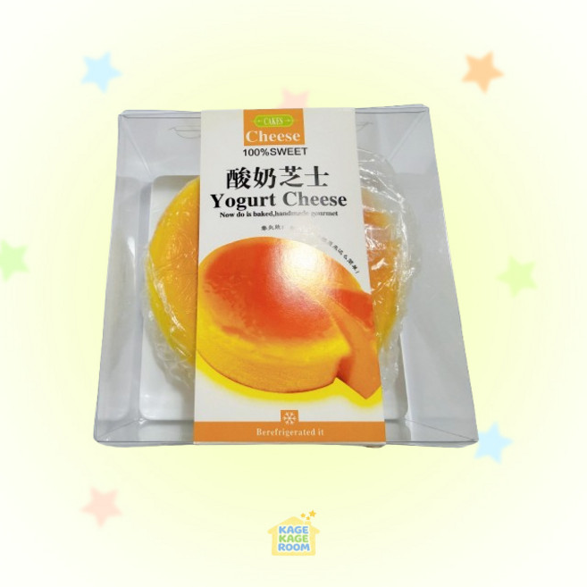 치즈케이크 빵 말랑이 스퀴시, 1개, 100g, one size