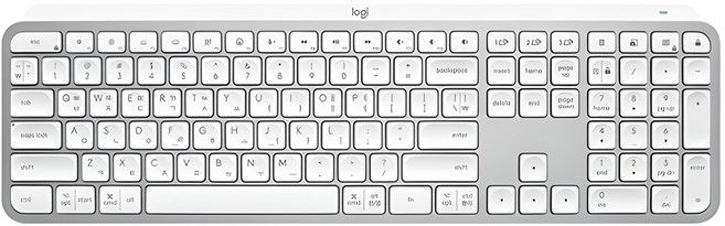 로지텍 MX KEYS S 무선 일반형 키보드, 페일그레이, 920-011599, 제조사축