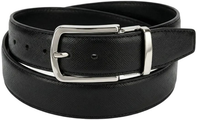 국산 사피아노 가죽벨트 남자 정장벨트 캐주얼 겸용 데일리 블랙
