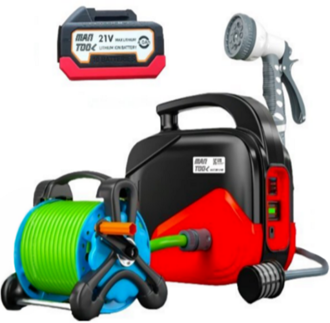 MANTOOL 충전식 양수기 소형 농업용 무선 국내배송, 1개, 본품 + 배터리1개