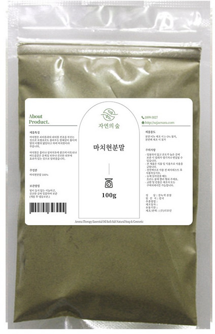자연의숲 마치현분말, 1개, 100g