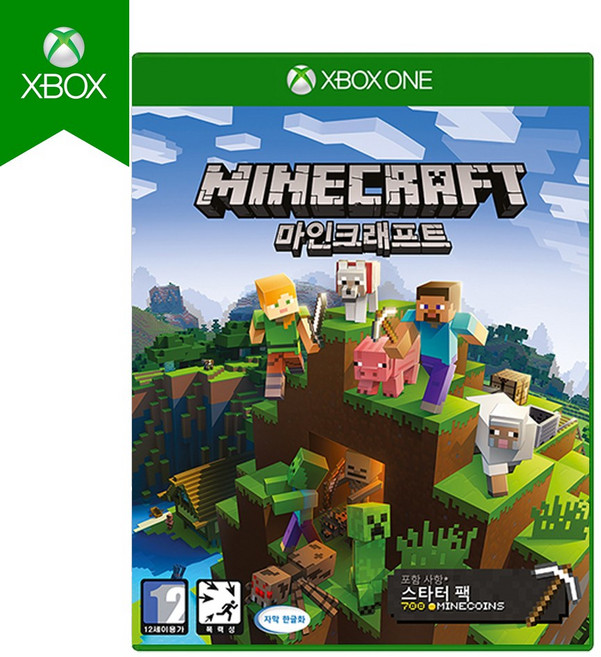 XBOX ONE 마인크래프트 스타터 팩 컬렉션 한글 새제품 CD (시리즈 하위호환)