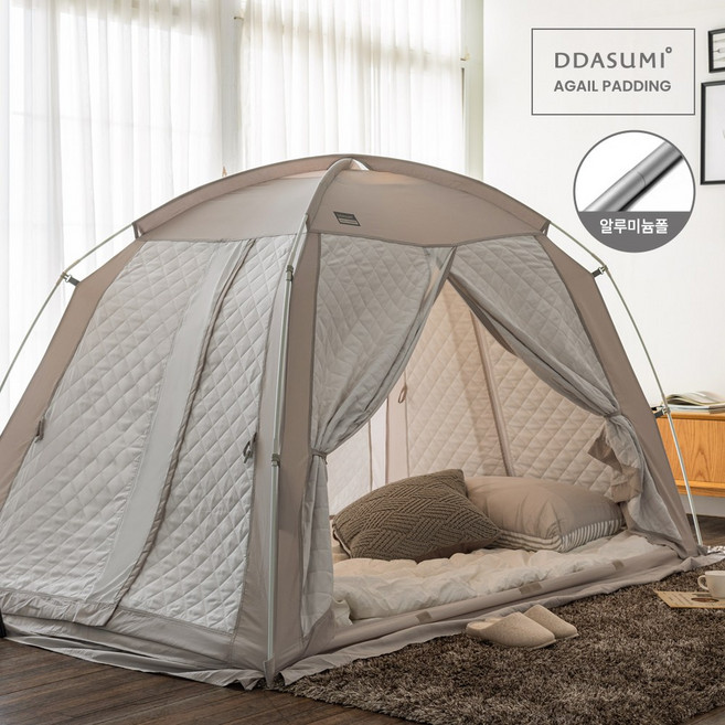 따수미 시그니처 아가일 난방텐트 2-3인용(킹) S-PE폴
