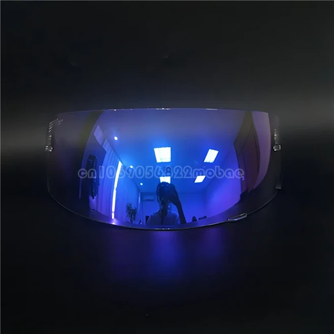 BELL Qualifier DLX MIPS 헬멧 바이저 렌즈 오토바이 안티 UV 도금 액세서리, 05 Revo blue visor