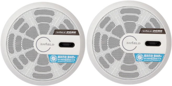 2024년 4월 30EA 한정 1+1 행사상품 쉴드 신생아 비염 폐렴 독감 항알러지 공기청정기 방역용 바이러스 아이방 양극이온 공기살균기, 화이트+화이트