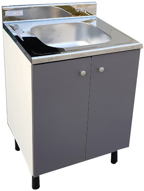 sy씽크대 개수대 폭60cm 사무실용 원룸등 다용도, 진그레이