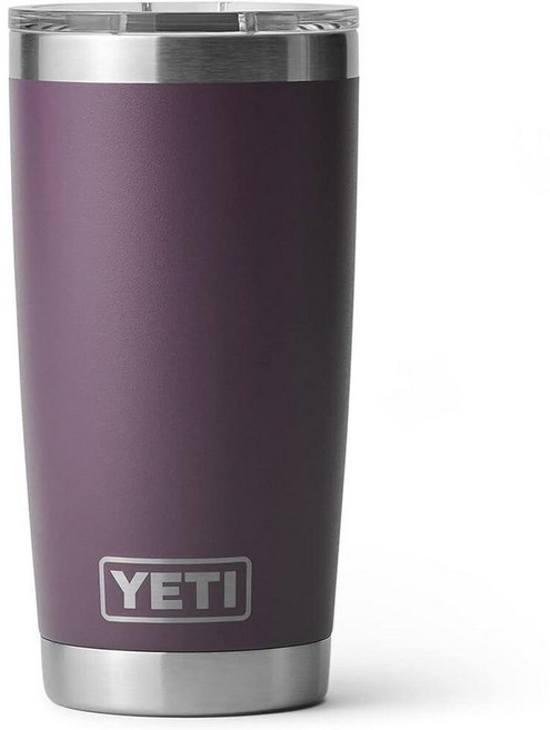 YETI Rambler 591.5ml(20온스) 텀블러 스테인리스 스틸 MagSlider 뚜껑으로 진공 단열 파워 핑크, 노르딕 퍼플