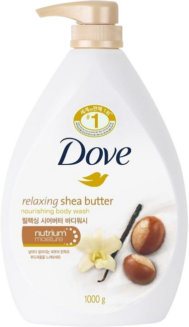 도브 릴랙싱 시어버터 바디워시, 1kg, 1개