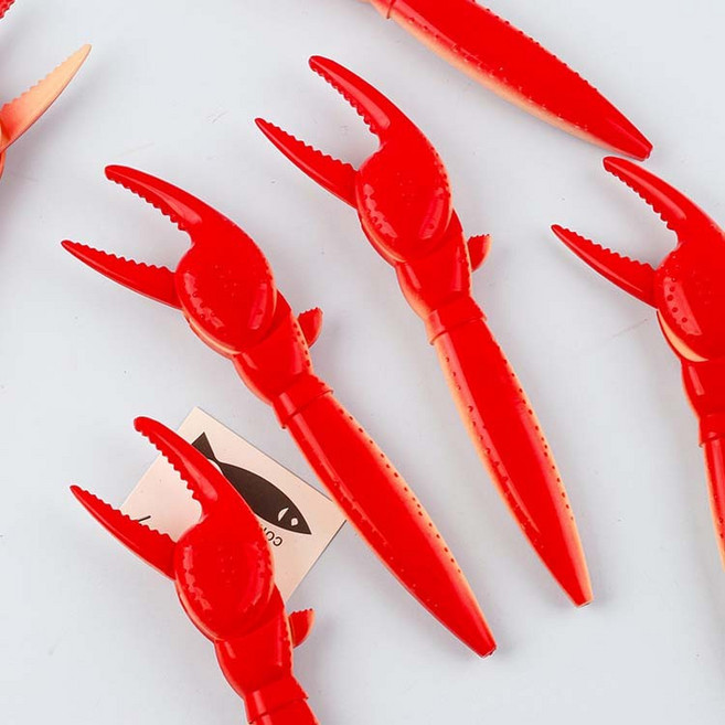 랍스터 다리 볼펜 아이디어 킹크랩 대게 꽃게 로브스터 랍스타, 1개