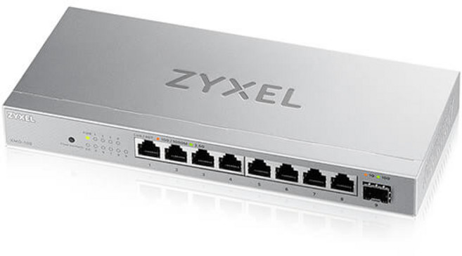 ZYXEL 合勤 XMG-108 8埠2.5G無網管交換機 含10G上行 100/1000/2500 Mbps, 1個, 數量