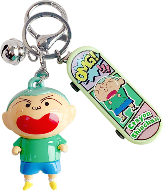 짱구는 못말려 슈퍼보드 정품 피규어 키링, 훈이