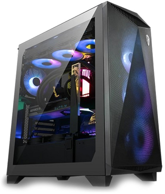 MSI MPG 궁니르 300R 에어플로우 미들타워 PC케이스, 1개