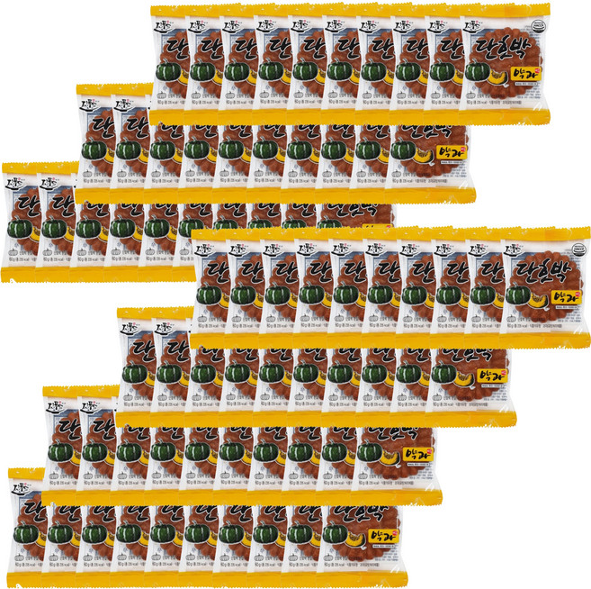 진푸드 단호박 약과, 70개, 60g