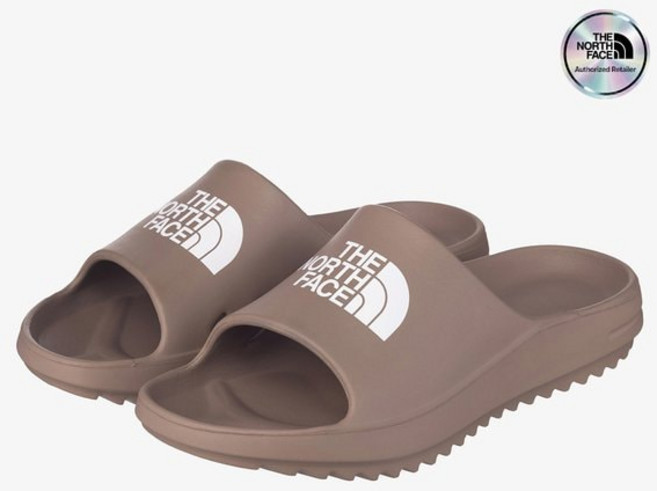 [백화점매장출고] 노스페이스 NS81R12K 화이트라벨 캠퍼스 슬라이드_BROWN