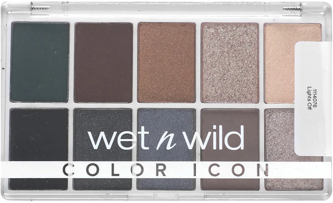 wet n wild Color Icon 10색 섀도우팔레트 1114076 라이트 오프 12g(0.42oz) wild (웻 앤 와일드) - 쿠팡