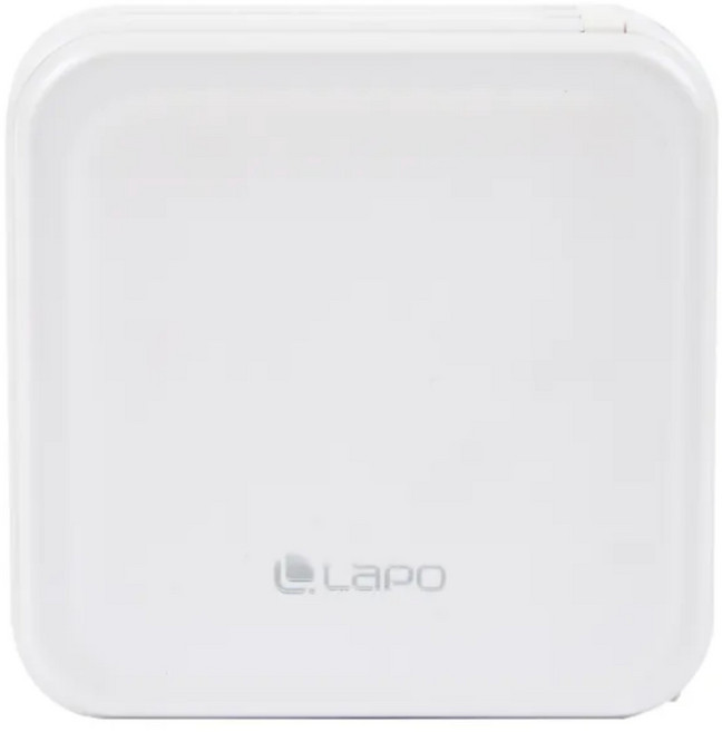 LaPO 行動電源, 3.5代-柔霧白含萬國頭11200mAh,二代只有Type-C+Lightning, 柔霧白