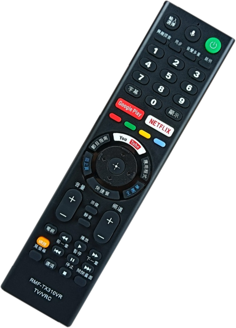 適用SONY RMF-TX310VR 電視語音遙控器 藍牙語音聲控功能 YouTube/Netflix快捷鍵, 1個