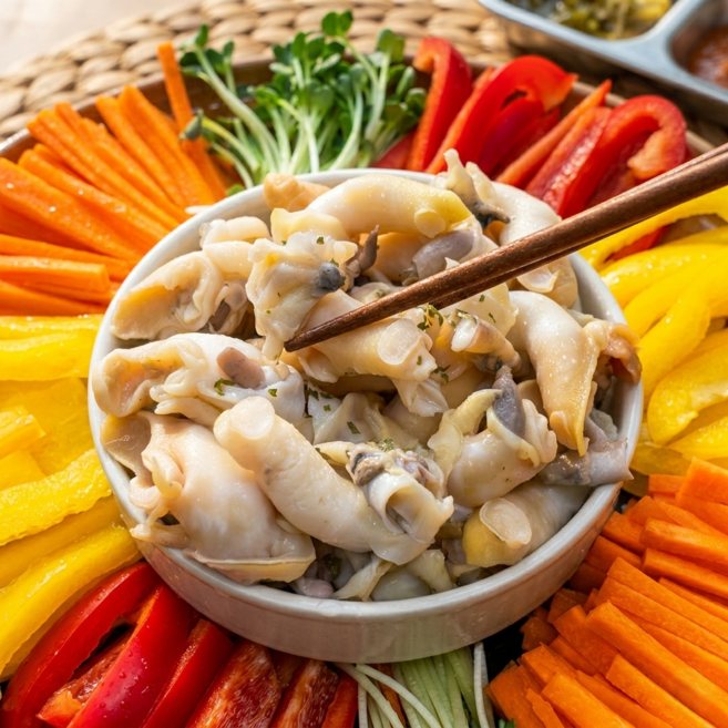자연산 급냉 골뱅이 손질 무침용 숙회용 수산물, 1세트, 1kg