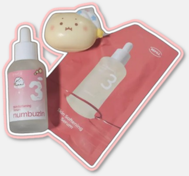 넘버즈인 망그러진곰 3번 보들보들 결 세럼 50ml + 리필 50ml(+망곰 스트레스볼), 2개