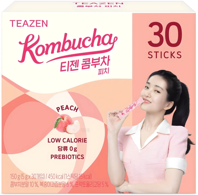 티젠 콤부차 피치, 5g, 30개입, 1개 - 쿠팡