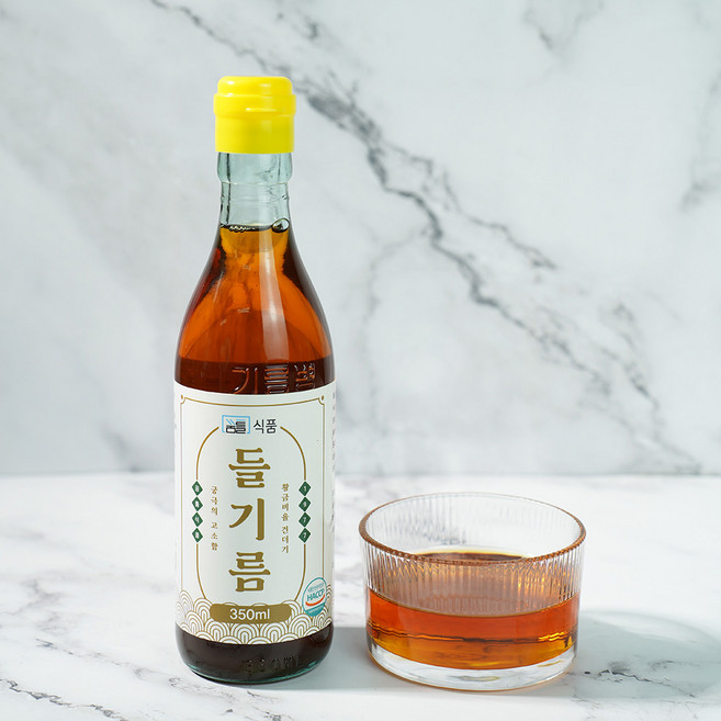 고소한 저온압착 들기름, 1개, 180ml