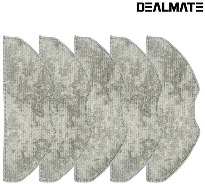 [호환]딜메이트 LG 코드제로물걸레 패드 R5 5개세트 로봇청소기 걸레, 5개, DM0R5