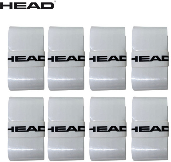 헤드 프라임 투어 오버그립 8개입 285651 테니스 배드민턴 스쿼시 그립, 화이트, 1개