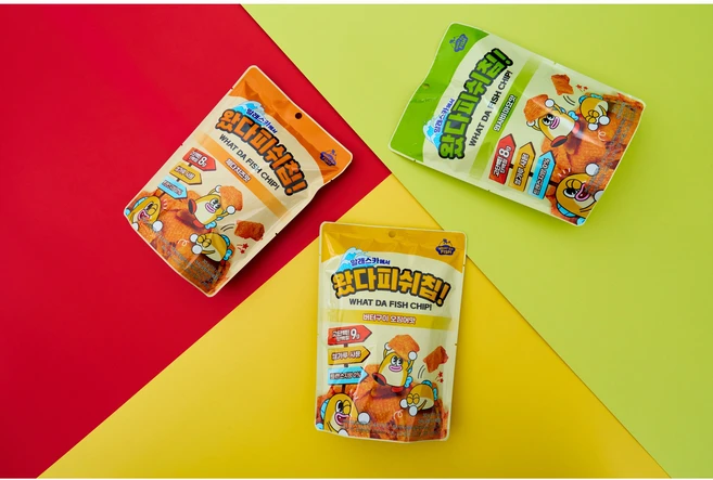 프로틴 과자 고단백 다이어트 글루텐프리 스낵 왔다피쉬칩 [12+3 세트] 25%, 3종 X4 + 와사비마요 X3개 - 쿠팡