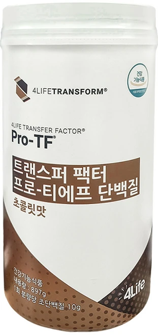 포라이프 단백질 트랜스퍼 팩터 프로 티에프 단백질 초콜릿맛 897g, 1개 - 쿠팡
