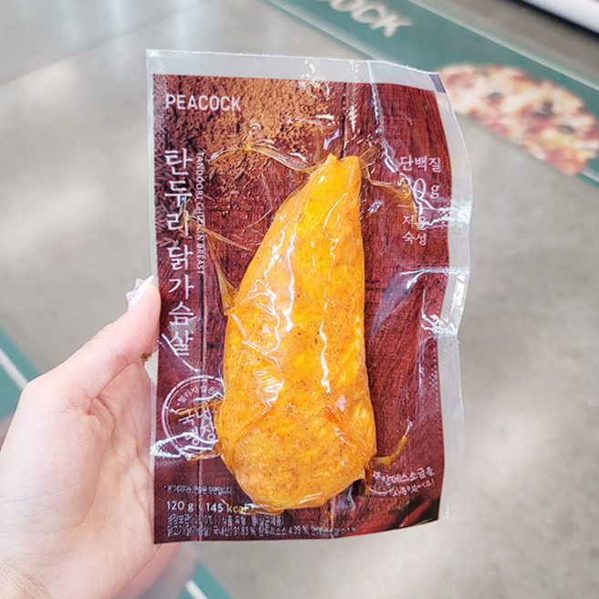 피코크 탄두리 닭가슴살, 3개, 120g