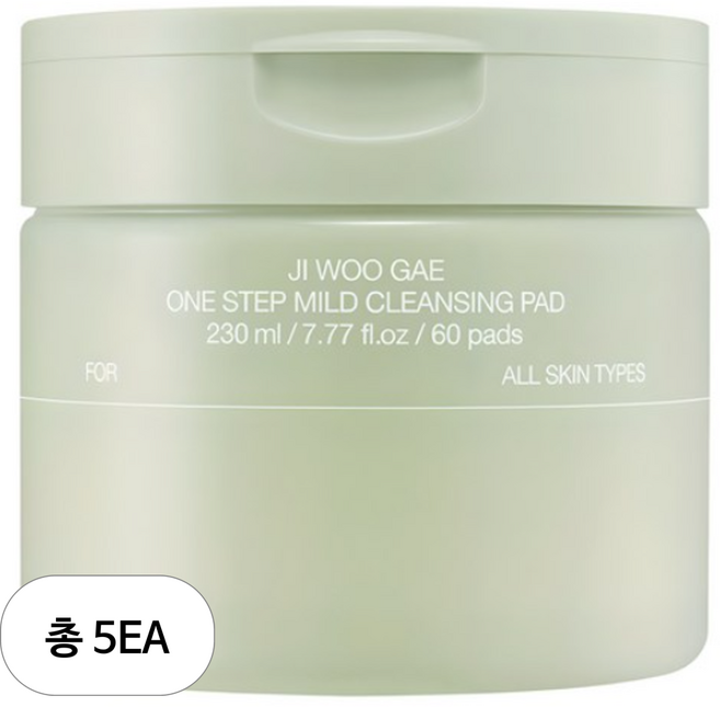 셀리맥스 지우개 원스텝 마일드 클렌징 패드, 60매입, 5개