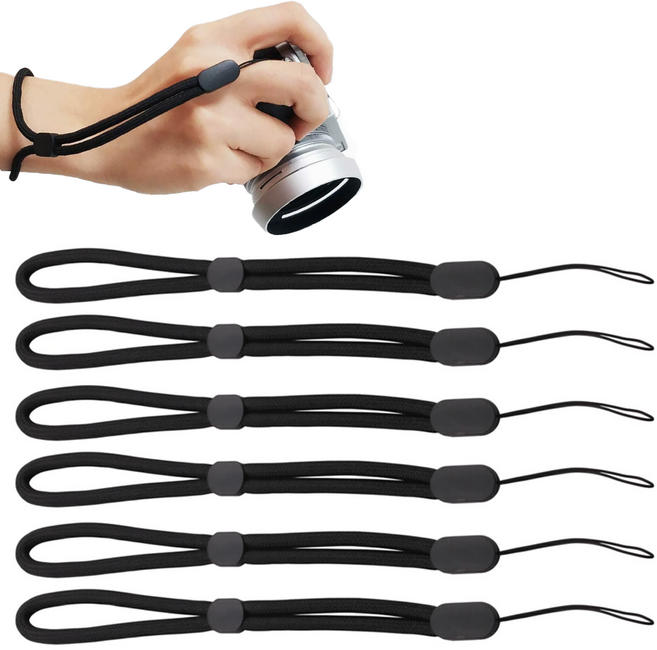 다람앤토리 다용도 핸드 스트랩 휴대폰 줄, 10개, 블랙