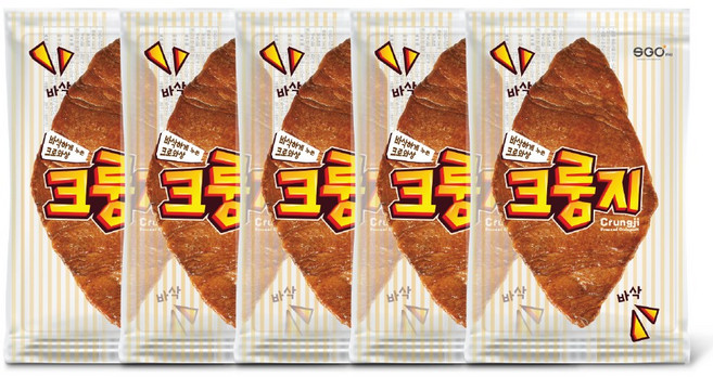 달콤 바삭 대왕 크룽지, 38g, 5개