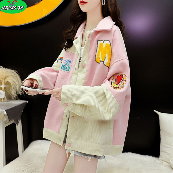 SHENGBO여성 코듀로이 자켓 춘추용 데일리 잠바 +NO.004LH908