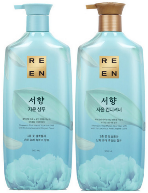 리엔 자윤 서향 샴푸 + 컨디셔너, 1세트
