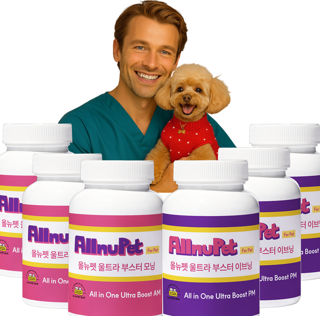 노견 보약 강아지 종합영양제 올뉴펫 울트라부스터 수술전후 영양보충 관절 치매 면역 항산화 심장 신장 호흡기 피부 눈 케어 노령견 프리미엄 집중케어, 3개, 180정