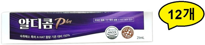 공식 숙취해소제 알디콤Plus 액상 스틱형 5포입, 21ml, 12개