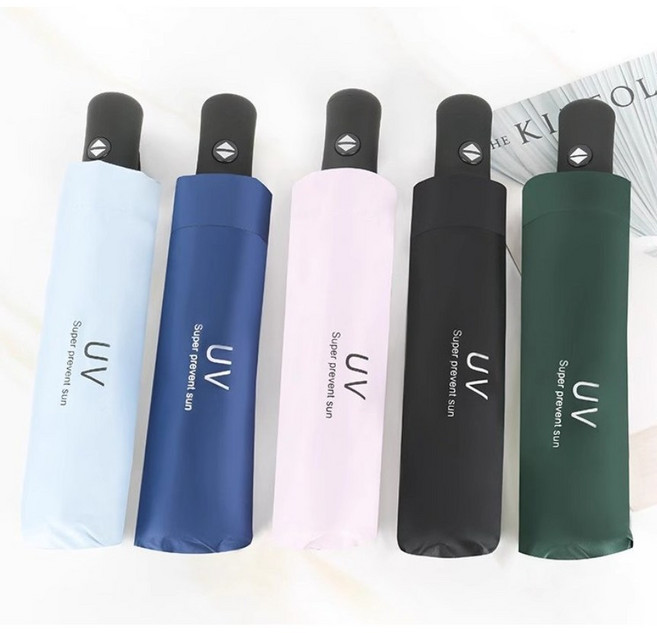 굿보이 자동3단 접이식 우산 자외선차단 UV차단 암막 양산 방수 우산