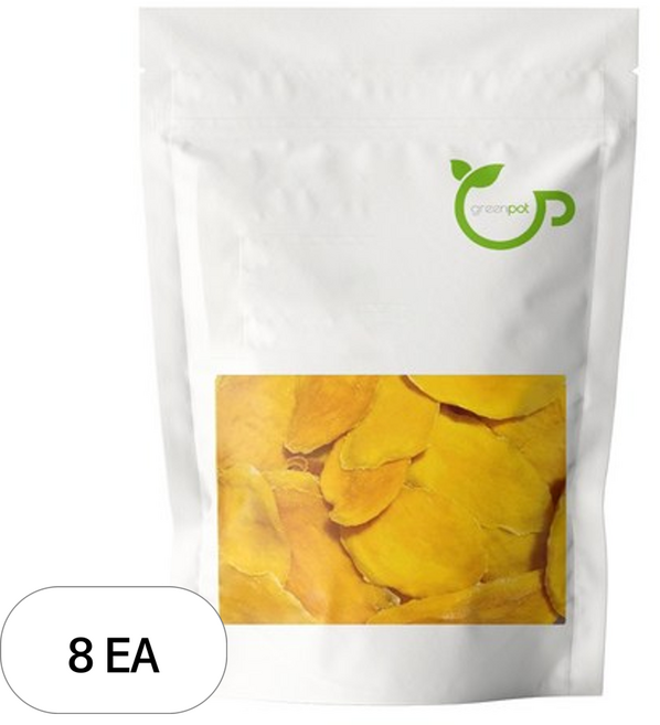 그린팟 건조 망고 슬라이스, 200g, 8개