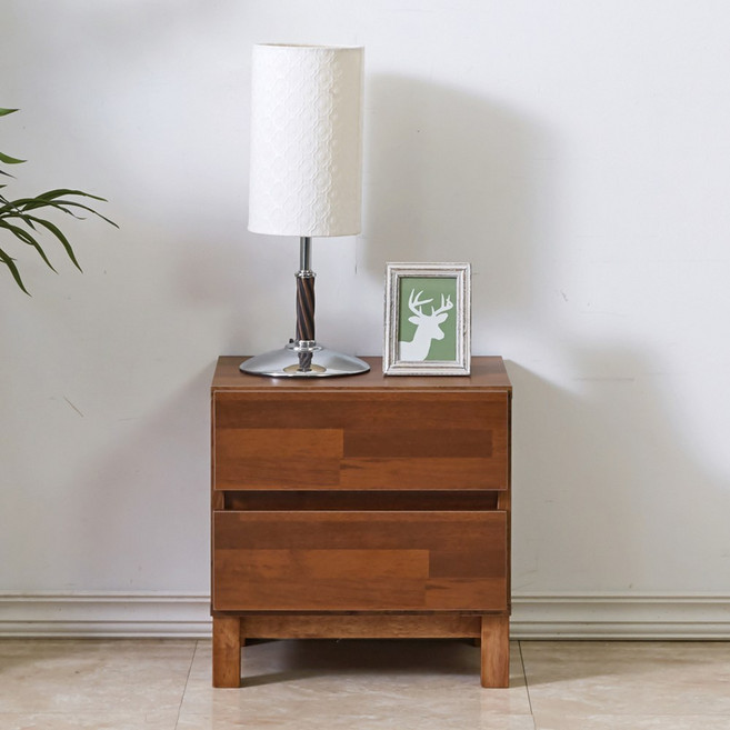 리안 고무나무 원목 2단 서랍장 침대 협탁, 04. LPM 멀바우 원목 다리, 1개