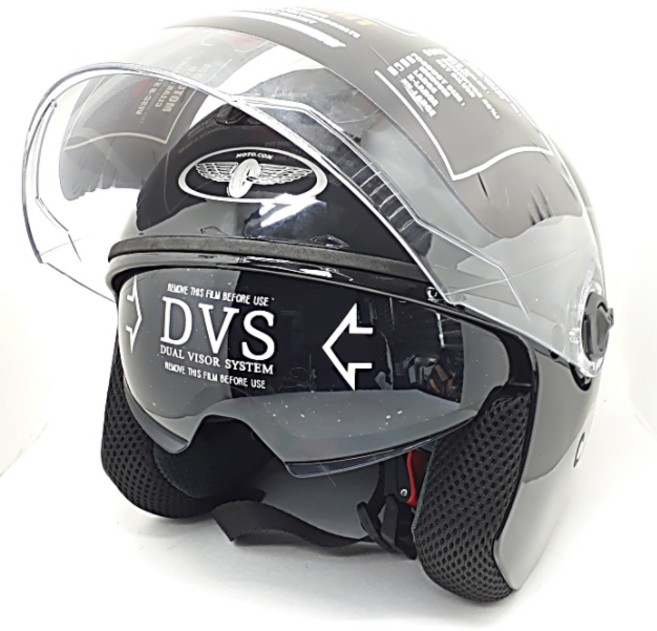 MT22 HELMET 썬바이저내장 바이크헬멧 오픈페이스 예마헬멧 630, 1. 블랙무광(MT22), L(59~60)