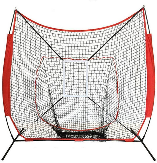 Aiiyya 야구네트 휴대용 피칭네트 배팅네트 야구망 배팅기 야구연습네트 피칭망, 1개