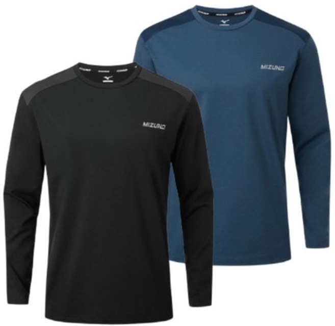 [백화점출고] 미즈노 미즈노 24AW 공용 러닝 기모 티셔츠 RUNNING BRUSHED LONG SLEEVE 32YA469 32YA460016 2C