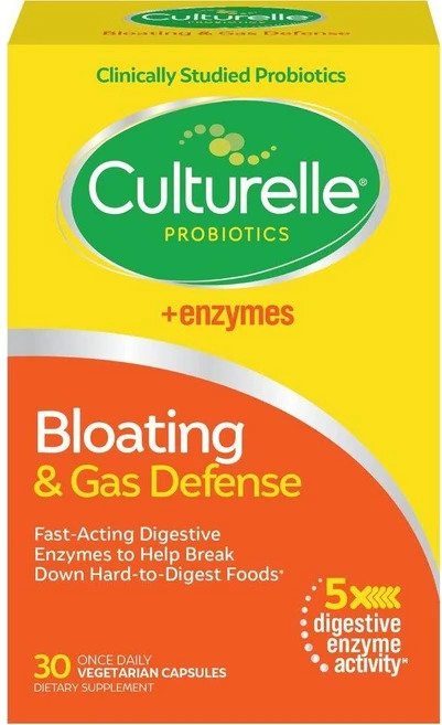 컬처렐 엔자임 블로팅 가스 데펜스 Bloating Gas Defense 30캡슐, 1개, 30정 - 쿠팡