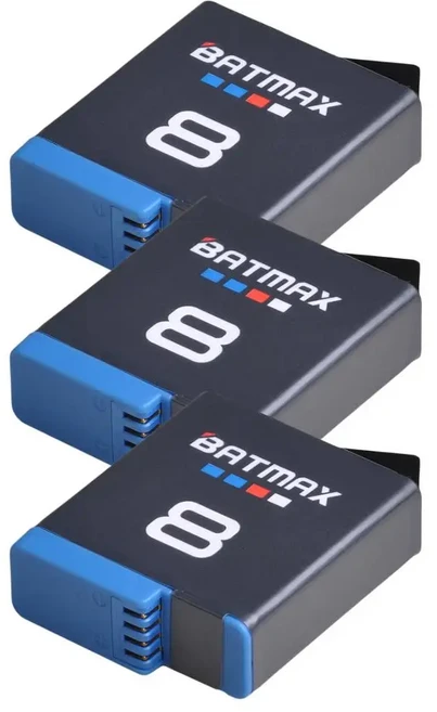 Gopro Hero 8 블랙 배터리 팩용 4Pcs 1680mAh Akku AHDBT-801 Hero 8 Black Gopro 액세서리, 01 빠른, 01 China Mainland, 02 3 Battery