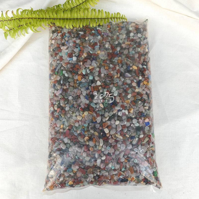2075水晶礦石 天然水晶碎石, 白水晶,紫水晶,黃水晶,粉晶,黑曜石