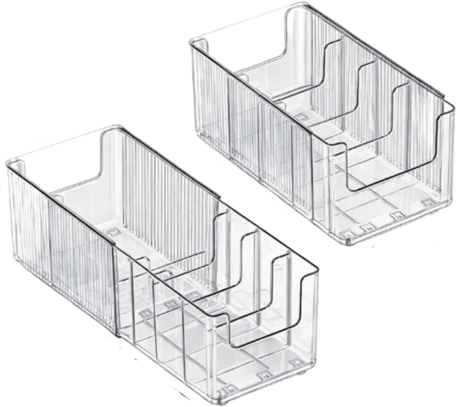 모어벨 벨트 넥타이 길이조절 수납함 아크릴 정리함, 1개, 투명