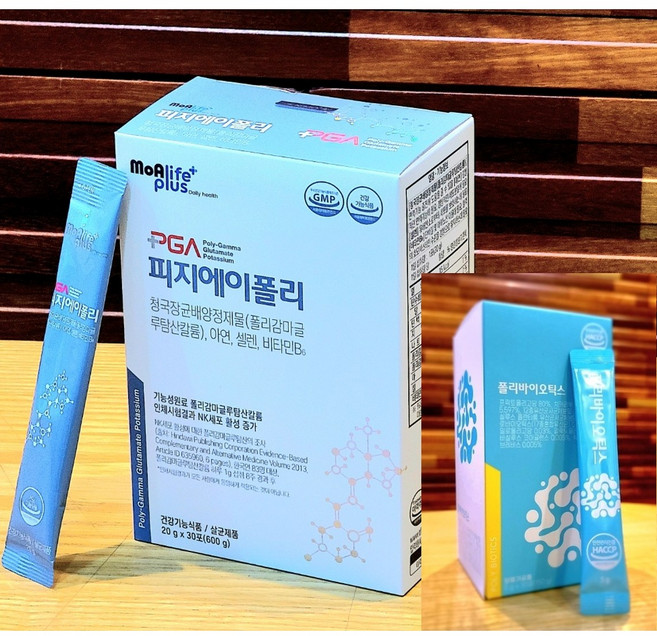 더빠른 면역강화 4중복합 PGA-K 피지에이폴리 1개월분 성모병원임상 NK세포활성 폴리감마글루탐산칼륨 식약처인증, 600g, 4개