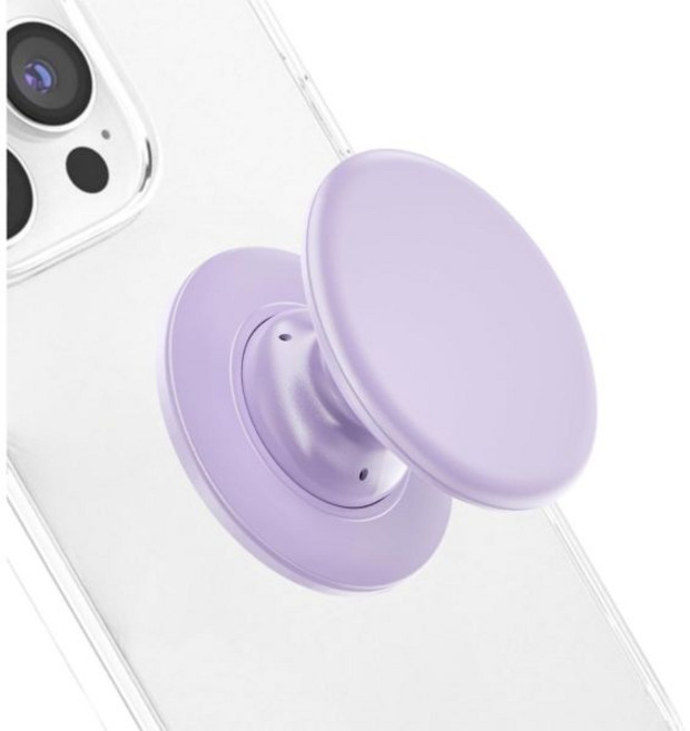 Magsafe 휴대폰 그립용 그립팝소 마그네틱 휴대폰 그립 홀더 마그네틱 접이식 확장형 휴대폰 그립 스탠드 홀더 아이폰 17 16 15 14 13 12 시리즈 블랙, Adhesive Type, Purple