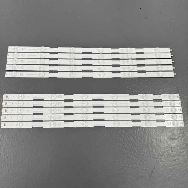 샤프 LC-49BJ1E L-49CUG8052K LC49CUG8052E LC49UI7352E LC-49CUG8062E RF-AJ490E30-1201S-05 용 LED 백라, 01 빠른  Mainland, 02 5 PCS set for 1 TV